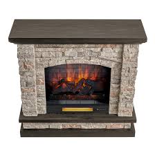 Roth 43 5 In Brown Electric Fireplace