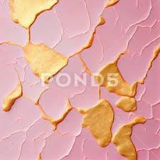 Pink And Gold Venetian Plaster