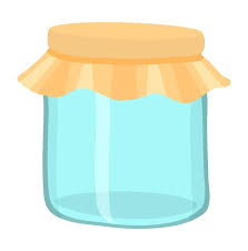 Vector Icon Of Empty Glass Jar With