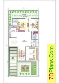 House Plan Of Plot Size 37 X83 37