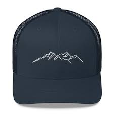 Mountain Icon Cap Nature Hat Gift