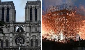 Paris Cathedral Fire