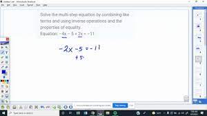 Solved Solve The Multi Step Equation
