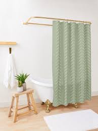 Sage Green Shower Curtain