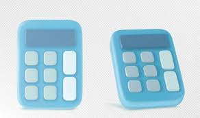 3d Icon Of Calculator For Math School