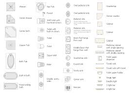Shower And Bathroom Symbols
