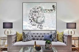 Snow Leopard Painting By Maria Abdueva