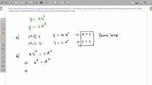 An Increasing Exponential Function Y