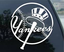 New York Yankees Vinyl Decal Car Window