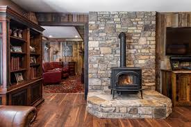 Wood Stove Fireplace Cottage Fireplace