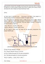 Compounds Ammonia Solutions For Icse