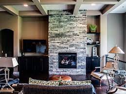 Natural Stone Fireplace Design Ideas In
