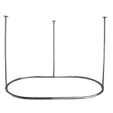 Oval Shower Curtain Rods The Home Depot