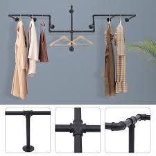 Hanging Rod Tube Clothes Rail Diy Wall