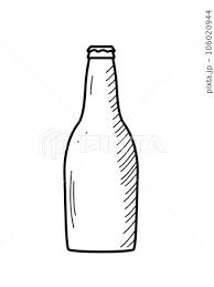 Glass Bottle Beer Icon Vector