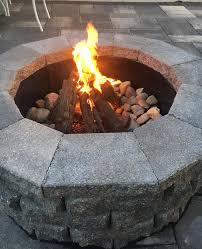 Outdoor Firepit And Fireplace Design In