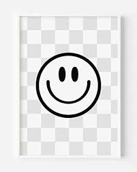 Checd Smiley Face Poster For Kids