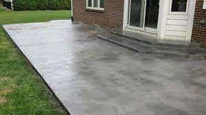 Concrete Patio Acid Stained Concrete