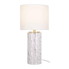 Clear Water Glass Table Lamp