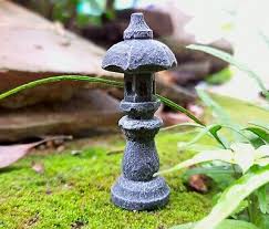 Miniature Stone Lantern Statue Mini