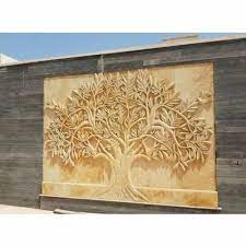 Designer Tree Natural Stone Wall Mural