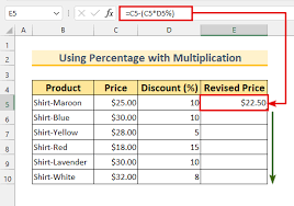 How To Subtract A Percentage From A