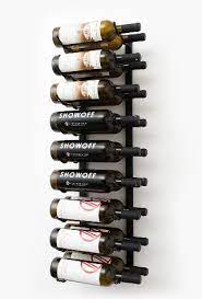 2c Wall Mounted Metal Wine Rack