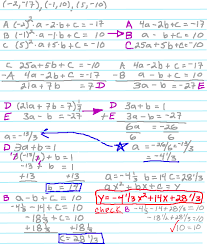 Find The Quadratic Function That Models