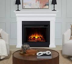 Emmitt Electric Fireplace Pottery Barn