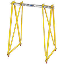 steel gantry crane w aluminum i beam