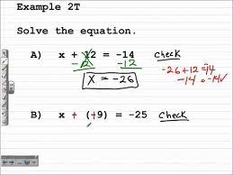 Solving Equations Variables On Both