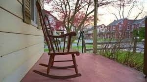 Rocking Chair Porch Stock Footage