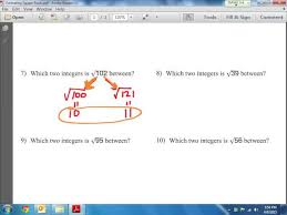 Common Core Math Estimating Square