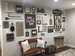 Rustic Gallery Wall Wall Decor Living Room