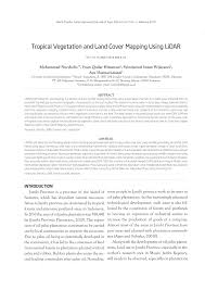 land cover mapping using lidar