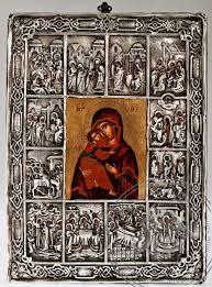The Holy Virgin With The 12 Feasts