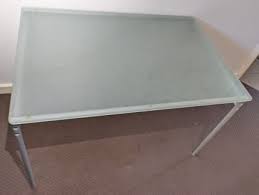 Ikea Frosted Glass Dining Table