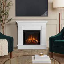 Real Flame Cau Electric White Fireplace 5910ew