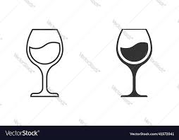 Flat Style Champagne Beverage Vector Image