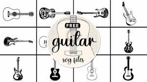 38 Free Guitar Svg Files World Of