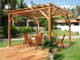 Garden Wooden Pavilion Gazebo At Best