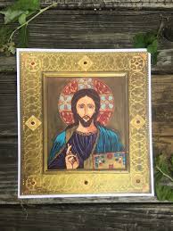 Christ Pantocrator Icon Style