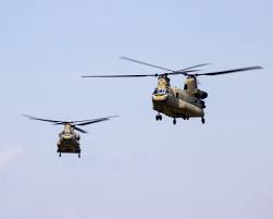uk and us helicopters show their swift