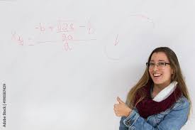 Correct Math Equation Written On White