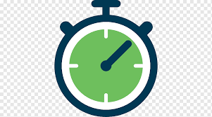 Round Green Clock Timer Stopwatch