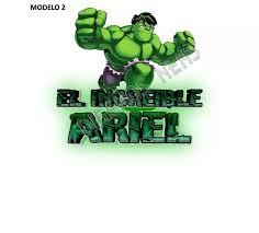 Increible Hulk Logo Personalizado