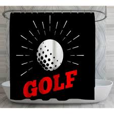 Golf Shower Curtains Bath Mats