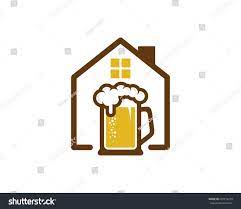 Beer House Icon Logo Design Element
