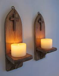 Catholic Style Wall Sconce Led Candle