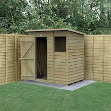 Forest 4life 6 X 4 Pent Wooden Shed